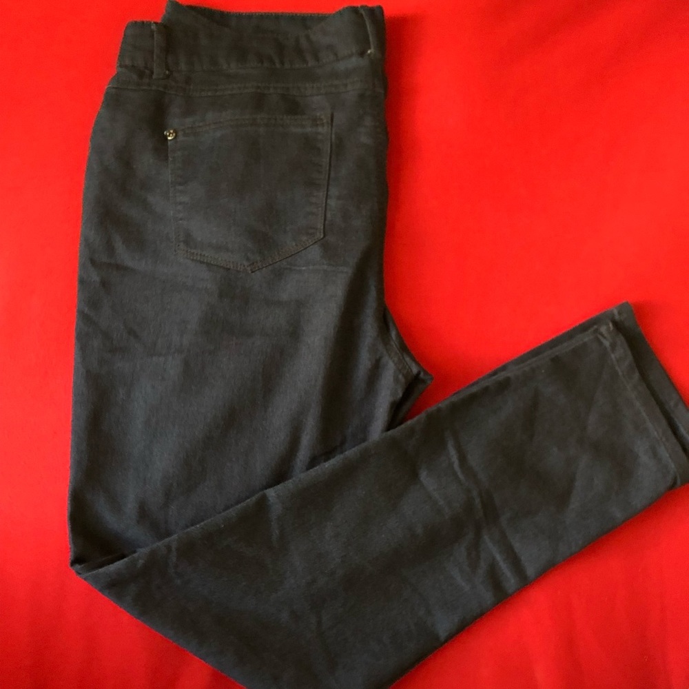 Plus Size Blue Straight Leg